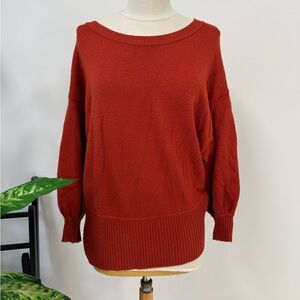Anthropologie Cognac Sweater